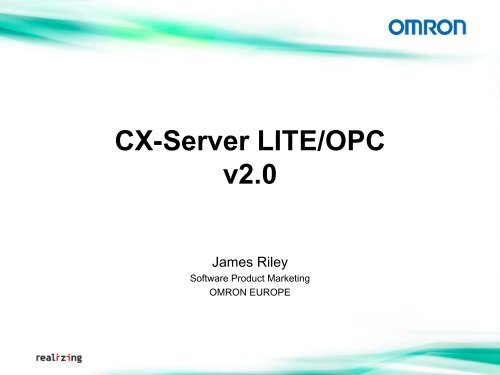 CX-Server LITE/OPC v2.0