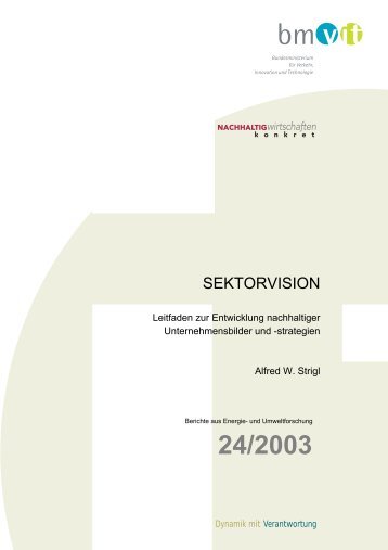 Sektorvision - Leitfaden zur Entwicklung nachhaltiger ... - ÖIN