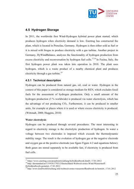 The relevance of energy storages for an autarky of electricity supply ...