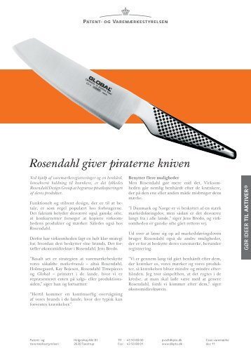 Rosendahl giver piraterne kniven - IP-guiden - Patent- og ...