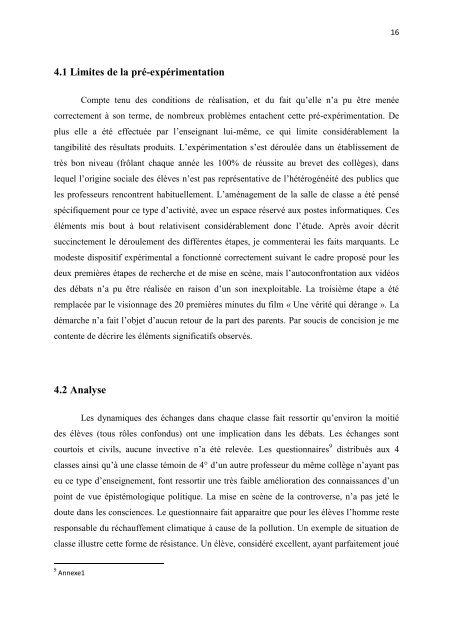 Un exemple à partir des controverses climatiques Scotto d'Apollonia ...