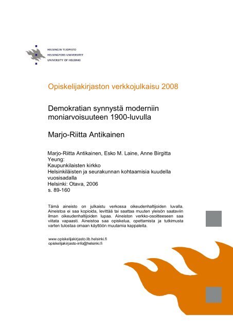 This document is downloaded from HELDA - The ... - Helda - Helsinki.fi