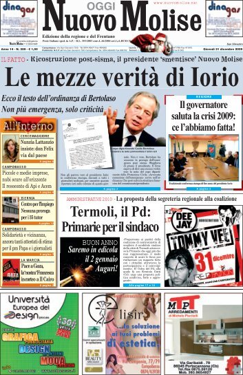 Termoli, il Pd: - sito in costruzione