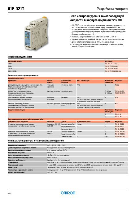 Продукты для промышленной автоматизации 2008