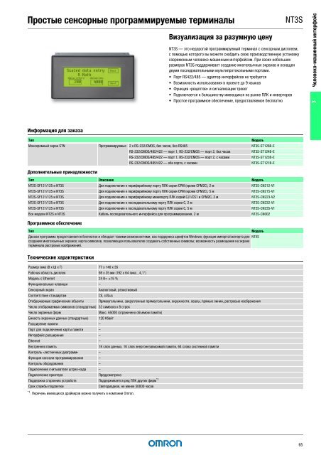 Продукты для промышленной автоматизации 2008