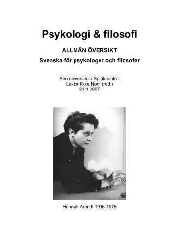 Psykologi & filosofi