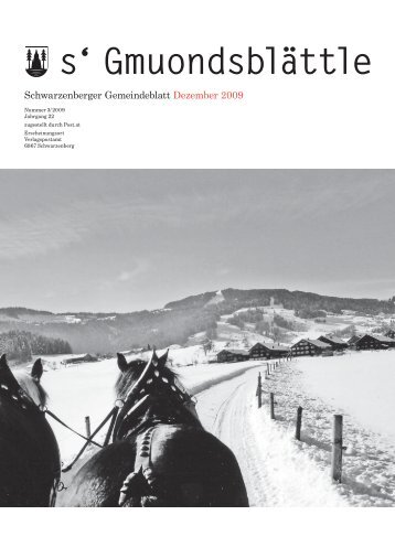 Dezember 09 - Aktuelles - Schwarzenberg