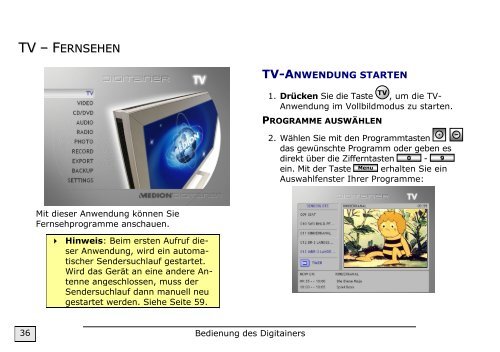 Digitainer 1.1 Benutzerhandbuch