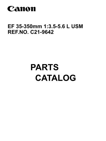 PARTS CATALOG - Lens-Club