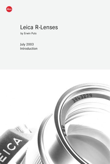 Leica R lenses - Lens-Club