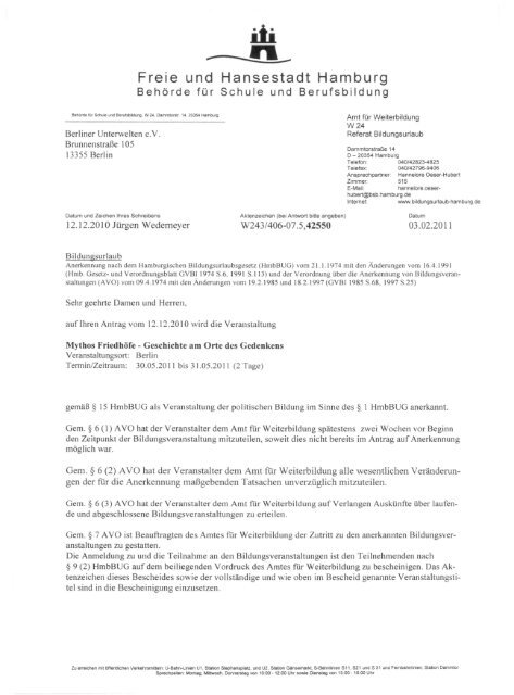 Page 1 .iii ~~-----"- Freie und Hansestadt Hamburg Behörde für ...