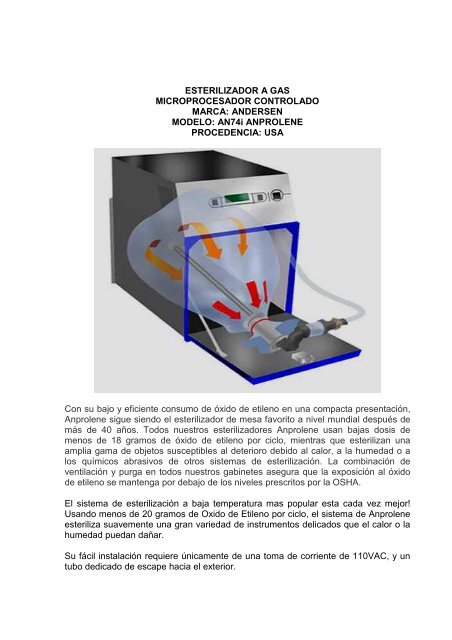 MODELO AN74i ANPROLENE - medicomercio