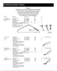 Endobronchial Tubes - medicomercio