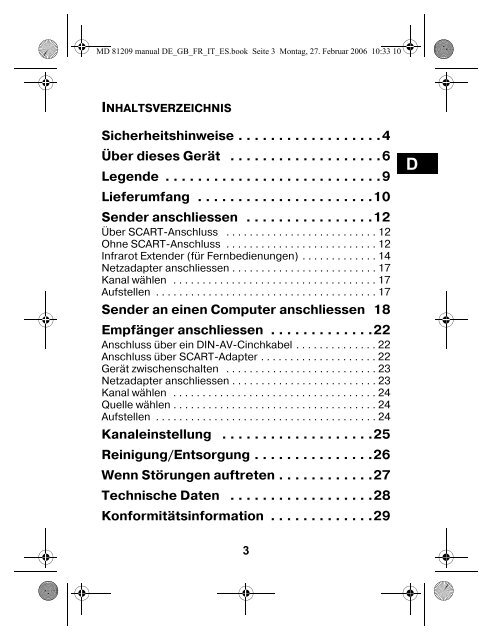 MD 81209 manual DE_GB_FR_IT_ES.book - medion