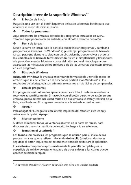 Indicaciones para estas instrucciones Personal - medion