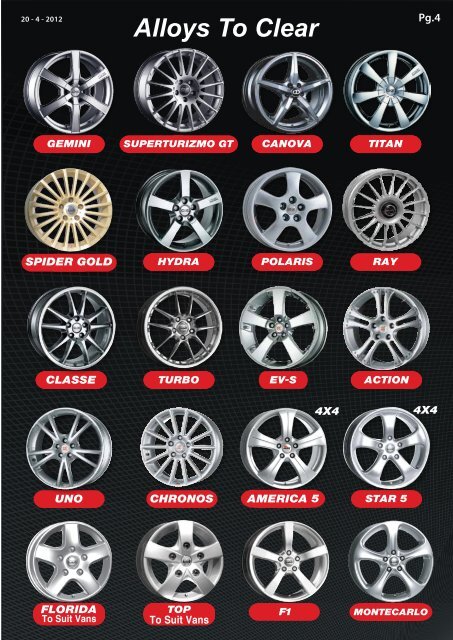 Alloy Wheels updated W - D&S ROE LTD