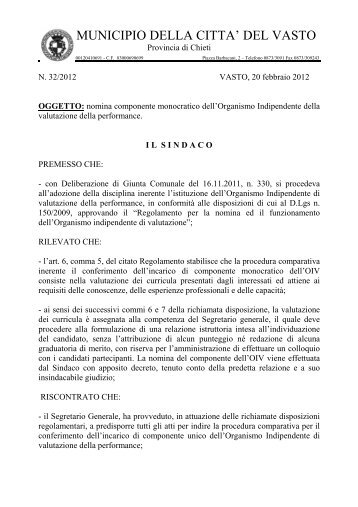 per le motivazioni esplicitate nella parte narrativa - Semidiceviprima
