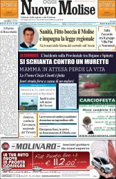 Sanità, Fitto boccia il Molise e impugna la legge ... - sito in costruzione