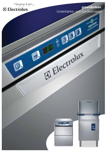 green&clean Underbänks- och huvdiskmaskin - Electrolux