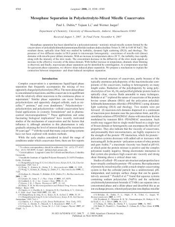 Mesophase Separation in Polyelectrolyte-Mixed Micelle Coacervates