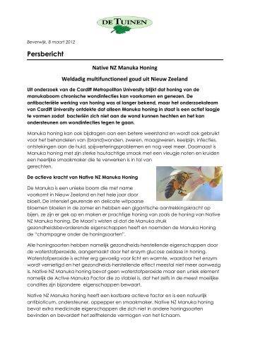 Native NZ Manuka Honing