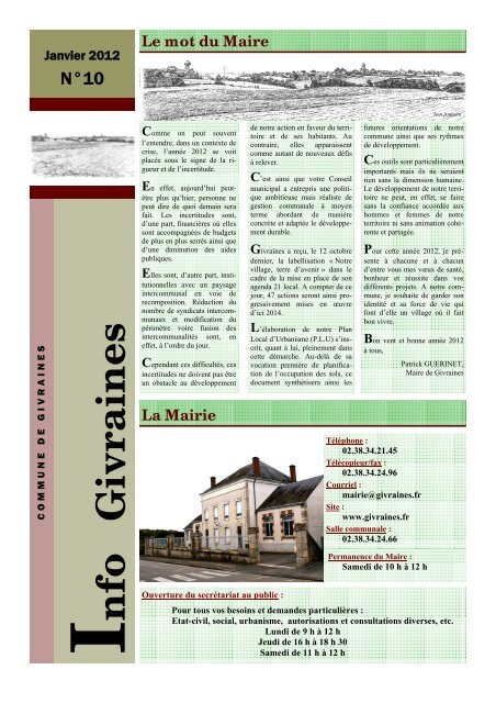 INFO GIVRAINES 2012.pub - Commune de Givraines