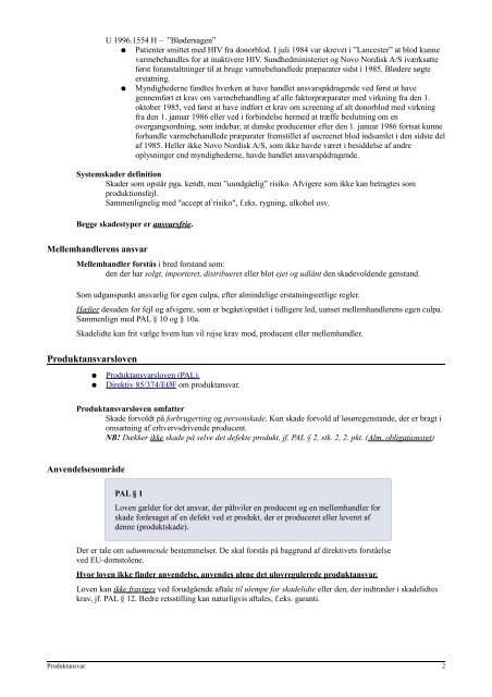 Produktansvar - JuraWiki