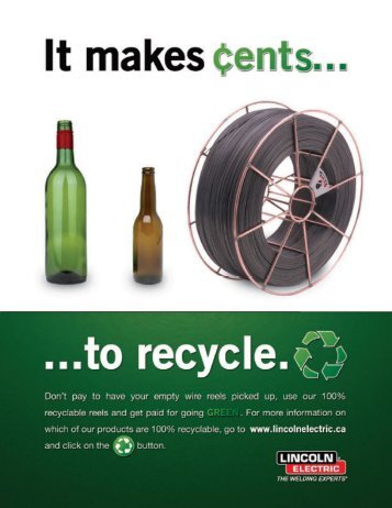 Recyclable Spools - Lincoln Electric