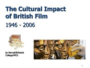 The Cultural Impact of British Film - BFI