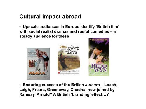 The Cultural Impact of British Film - BFI