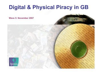 Ipsos Piracy UK 2007 - BFI