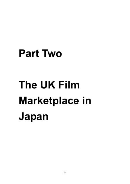 The Japanese Market for UK Films - BFI