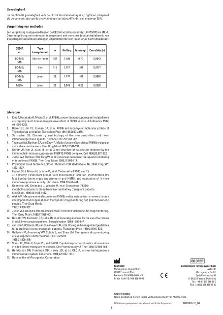 CEDIA® tacrolimusassay