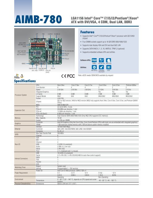 Product Specification - Comix International Co Ltd