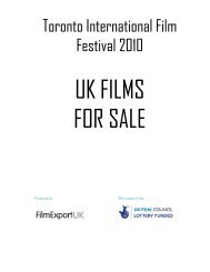 UK Films for Sale - BFI