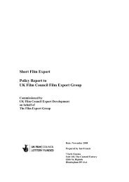 Short Film Export Report - BFI