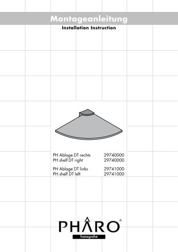 Montageanleitung - Hansgrohe