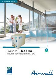 gamme r410a - airwell web site