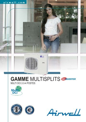 Gamme Multisplits Multi DCI 2-3-4 postes