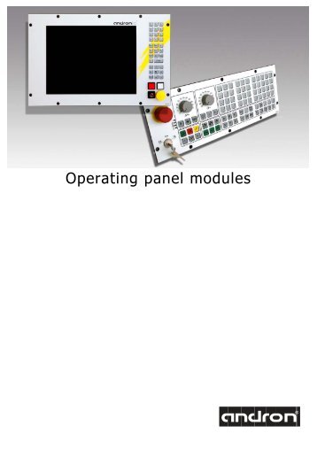 Operating panel modules - andron GmbH