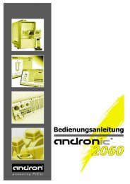 andronic 2060 Bedienungsanleitung (V 1.0) - andron GmbH