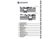 OM, Gardena, Bewässerungsventil, Art 01252-20, Art 01253-20 ...
