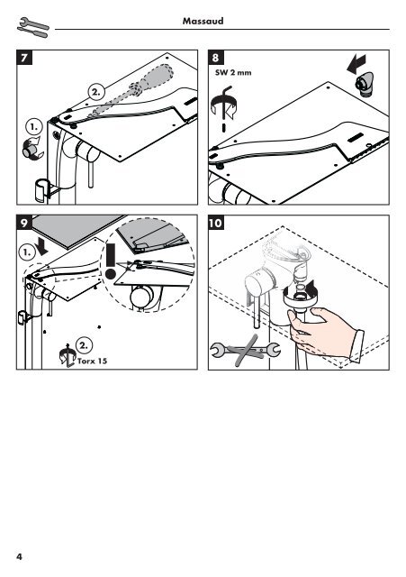 Service instruction ( Diverter ) - Hansgrohe