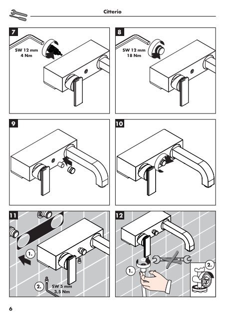 Service instruction ( Diverter ) - Hansgrohe