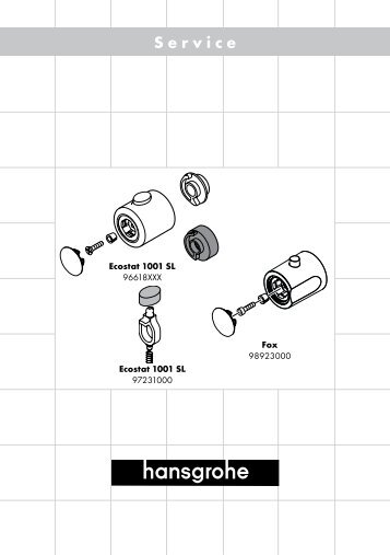 hansgrohe ecostat installation manual Hansgrohe ecostat click to enlarge select installation manual.