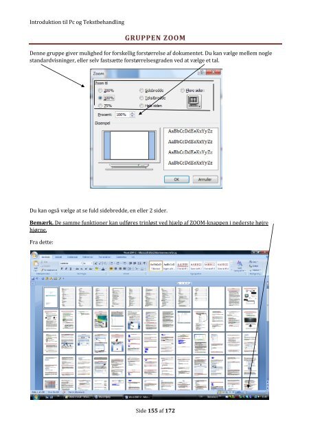 Introduktion til Pc og Tekstbehandling