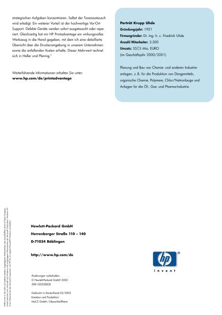 Krupp Uhde (PDF, 442kb) - HP