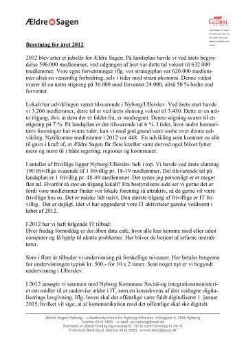 Beretning for 2012.pdf - Ældre Sagen