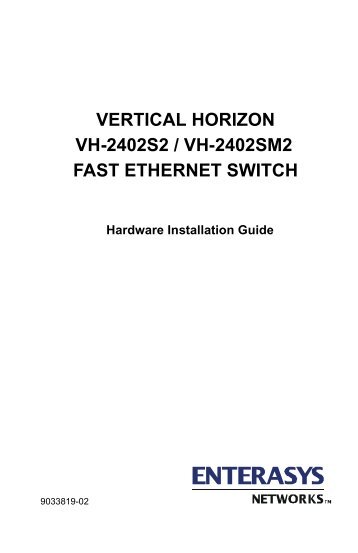 vertical horizon vh-2402s2 / vh-2402sm2 fast ethernet switch - metalab