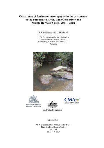 The freshwater macrophytes of - Fisheries Reports